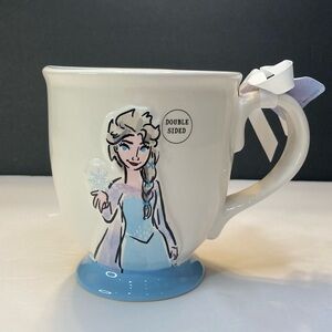 Rae Dunn Disney Frozen Elsa Footed Mug